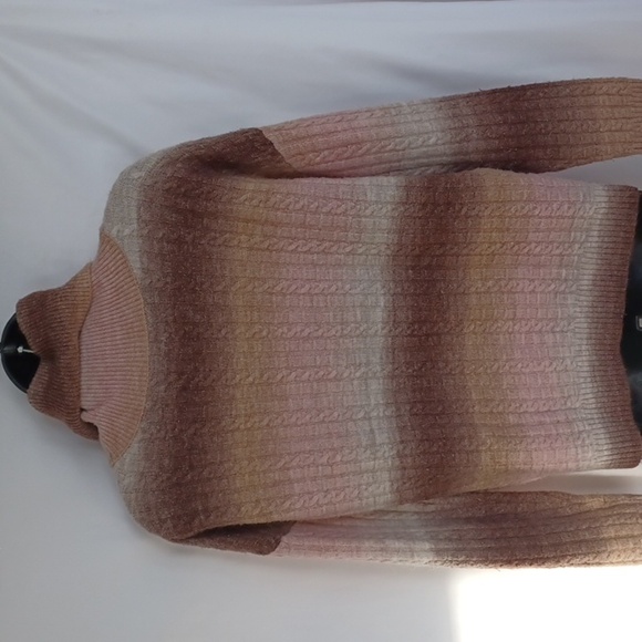 Kut from The Kloth Sweater stripped Size Small, brown & pink - Picture 4 of 6